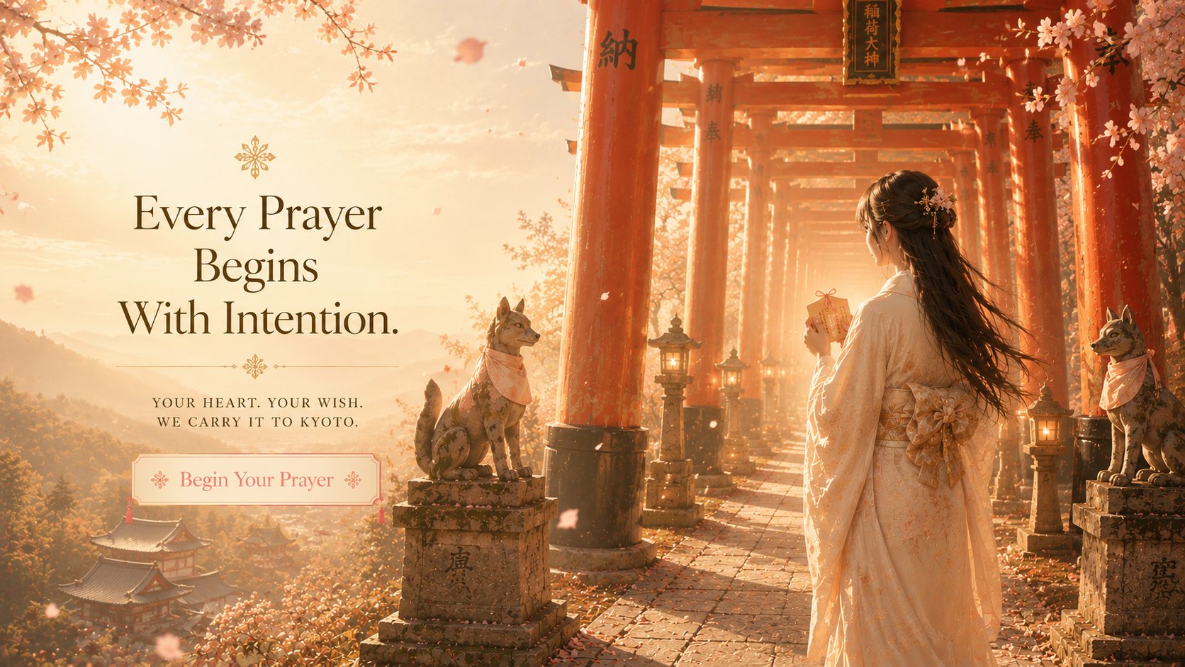 Every Prayer Begins With Intention — Queen H นำคำอธิษฐานของคุณไปยังเกียวโต